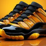 Black and Yellow Jordans